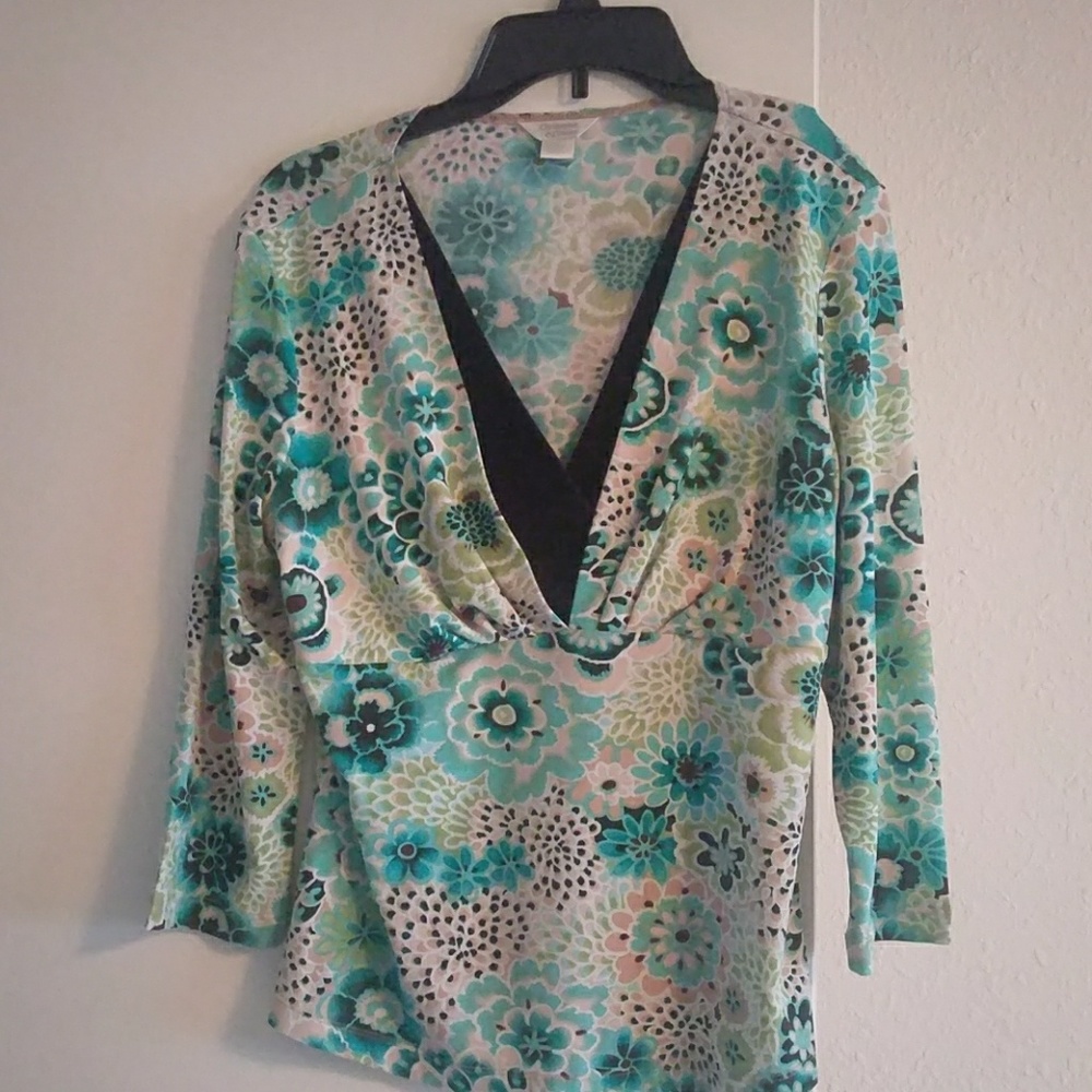 Christopher & Banks 3/4 sleeve top